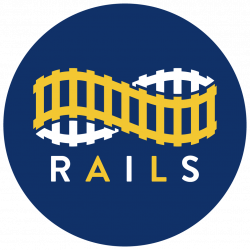 RAILS blue logo