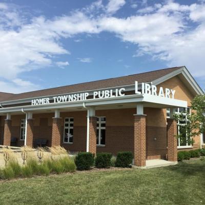 Homer Township Library building.