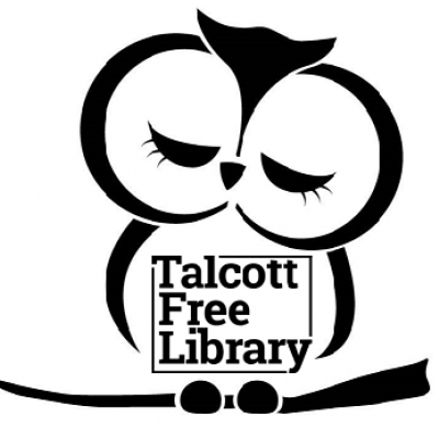 Talcott Free Library logo with owl