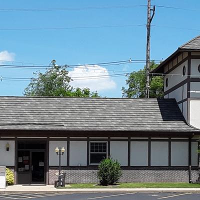 The library is located in an old interurban building