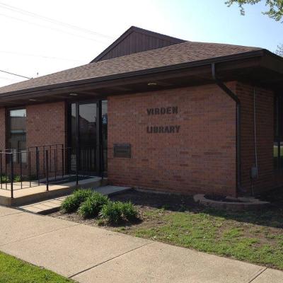 Virden Public Library District, Front of Building